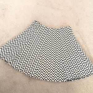 Chevron skater skirt